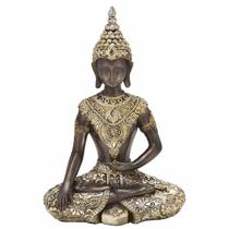 Buda em resina decorativo 23cm MOD-1B 59625