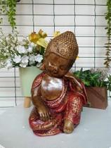 Buda Hindu Bebê - Sonhador - Imagem em Gesso - Loja Áurea