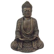 Buda Hindu Grande Budismo Meditação de Resina Ouro Velho Buda Hindu Grande Budismo Meditação de Resina Ouro Velho