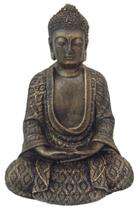 Buda Hindu Grande Budismo Meditação de Resina Ouro Velho Buda Hindu Grande Budismo Meditação de Resina Ouro Velho