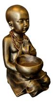 Buda Híndu Meditando Em Resina Com Castiçal Maravilhoso G ! Buda Híndu Meditando Em Resina Com Castiçal Maravilhoso G !