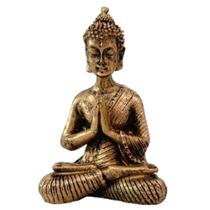 Buda Hindu Namastê Tailandês Sidarta 9Cm + Pedras 7 Chakras - Shop Everest