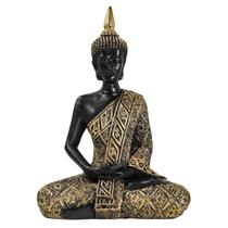 Buda Hindu Tailandês Deus Prosperidade Enfeite Resina 20 cm