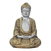 Buda Hindu Tailandês Sidarta Decoração Estátua Resina 23 Cm