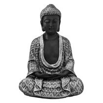 Buda Hindu Tailandês Sidarta Enfeite Escultura Resina 23 cm Buda Hindu Tailandês Sidarta Enfeite Escultura Resina 23 cm