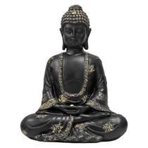 Buda Hindu Tailandês Tibetano Estátua Marrom Grande de 22 cm Buda Hindu Tailandês Tibetano Estátua Marrom Grande de 22 cm