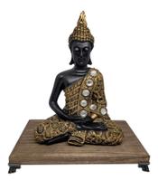 Buda Híndu Tibetano Com Aparador Esóterico Enfeite Decoração Feng Shui - Dr Decorações