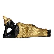 Buda Hindu Tibetano Estátua Decoração Deitado Enfeite Sala