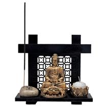 Buda Incenso Pedra Japonesa Amor Esperança Paz Vida Dourado Buda Incenso Pedra Japonesa Amor Esperança Paz Vida Dourado