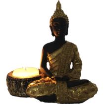 Buda Porta Vela - Gesto De Meditação - Smh33062-bg - Comercial Z