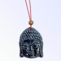 Buda preto Feg Shui 45 mm para pendurar em resina Buda preto Feg Shui 45 mm para pendurar em resina