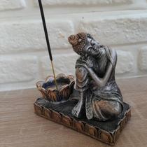 Buda Tailandês Com Castiçal Para Incenso 05526