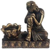 Buda Tailandês Com Castiçal Para Incenso 05526