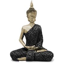 Buda Tailandês Hindu Sidarta Tibetano Estátua Enfeite Resina - M3 Decoração