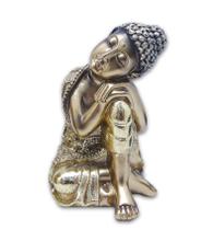 Buda Tailandês Meditando Cobre Contemplando Buda 13 cm