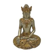 Buda Tailandês mini dourado 8 cm