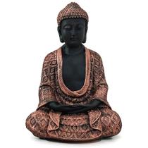 Buda Tailandês Sidarta Hindu Estátua de Resina Enfeite 23 cm Buda Tailandês Sidarta Hindu Estátua de Resina Enfeite 23 cm