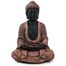 Buda Tailandês Sidarta Hindu Estátua de Resina Enfeite 23 cm - M3 Decoração