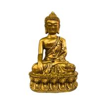 Buda Tibetano 12cm Dourado