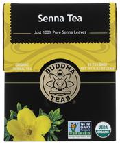 Buddha Teas, chá de senna orgânico, sem cafeína, 18 sacos