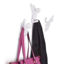 Buddy Conjunto Cabideiros De Parede 3 Peças Branco Umbra Buddy Conjunto Cabideiros De Parede 3 Peças Branco Umbra