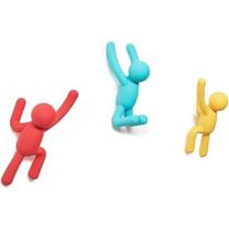 Buddy Conjunto Cabideiros de Parede 3 Peças Colorido UMBRA Buddy Conjunto Cabideiros de Parede 3 Peças Colorido UMBRA