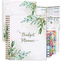 Budget Planner SOLIGT Large com 12 bolsos, capa dura de 21 x 28 cm