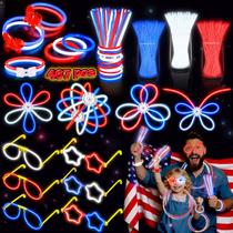 BUDI Kit de Acessórios com 467 Bastões Luminosos para o 4 de Julho BUDI Kit de Acessórios com 467 Bastões Luminosos para o 4 de Julho
