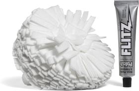 Buffer Ball FLITZ 18 cm com 50 g de pasta polida de metal