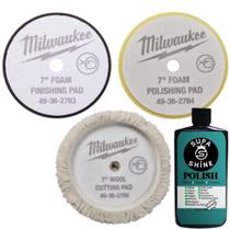 Buffer Polisher Kit de amortecedores e polidores para automóveis em Milwaukee Buffer Polisher Kit de amortecedores e polidores para automóveis em Milwaukee