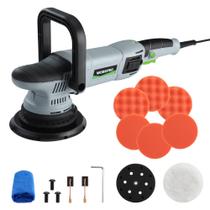 Buffer Polisher WORKPRO de 6 polegadas e 1080W de dupla ação para carro