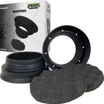 Buffer Silicone Technoise AcousticShield 6.5 Vedação Alto Falante Kit 2 Peças