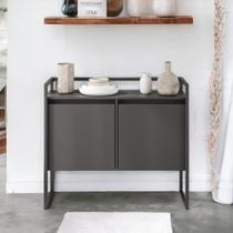 Buffet 2 Portas Compacto Rocky Preto