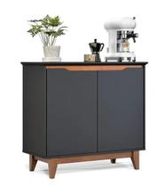 Buffet 2 portas flow preto