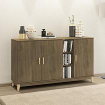 Buffet 3 Portas 3 Nichos 160cm Legno Movelbento