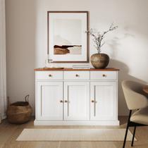 Buffet 3 Portas e 3 Gavetas em Madeira Maciça Westerland Buffet 3 Portas e 3 Gavetas em Madeira Maciça Westerland