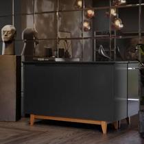 Buffet 3 portas flow preto