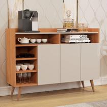 Buffet 3 Portas Retrô Markab Nature Off White