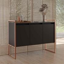 Buffet 3 Portas Rouxe Preto Cobre Buffet 3 Portas Rouxe Preto Cobre