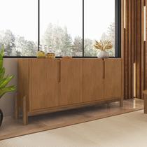 Buffet 4 Portas 2 Prateleiras 170cm Lizz Marrom/Cedro Buffet 4 Portas 2 Prateleiras 170cm Lizz Marrom/Cedro