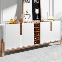 Buffet 4 Portas Adega Ranger Branco Cedro