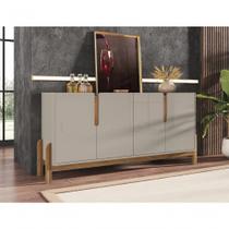 Buffet 4 Portas C- Prateleiras Lizz 1,70 Off-white-cedro Buffet 4 Portas C- Prateleiras Lizz 1,70 Off-white-cedro