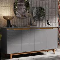 Buffet 4 portas flow cinza Buffet 4 portas flow cinza