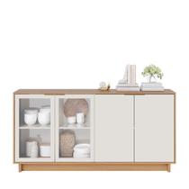 Buffet 4 Portas Marcel Freijó/ Off White 160 cm Buffet 4 Portas Marcel Freijó/ Off White 160 cm