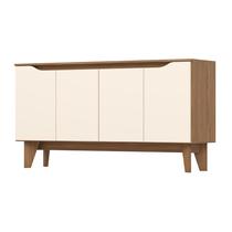 Buffet 4 Portas Quartzo S351 Nature Off White - Henn