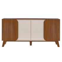 Buffet 4 Portas Sala de Jantar 160 cm 4506 Cedro Off White ARLY Buffet 4 Portas Sala de Jantar 160 cm 4506 Cedro Off White ARLY