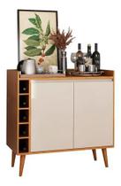 Buffet adega estilo wine 2 portas nature/off white Buffet adega estilo wine 2 portas nature/off white