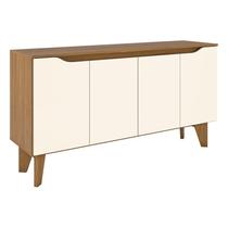 Buffet Ambar 4 Portas Nature Off White Henn Buffet Ambar 4 Portas Nature Off White Henn