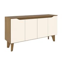 Buffet Âmbar 4 PT Nature e Off White Buffet Âmbar 4 PT Nature e Off White