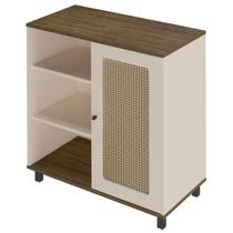 Buffet Aparador 1 Porta 80 cm 4520 Pinho Off White ARLY Buffet Aparador 1 Porta 80 cm 4520 Pinho Off White ARLY